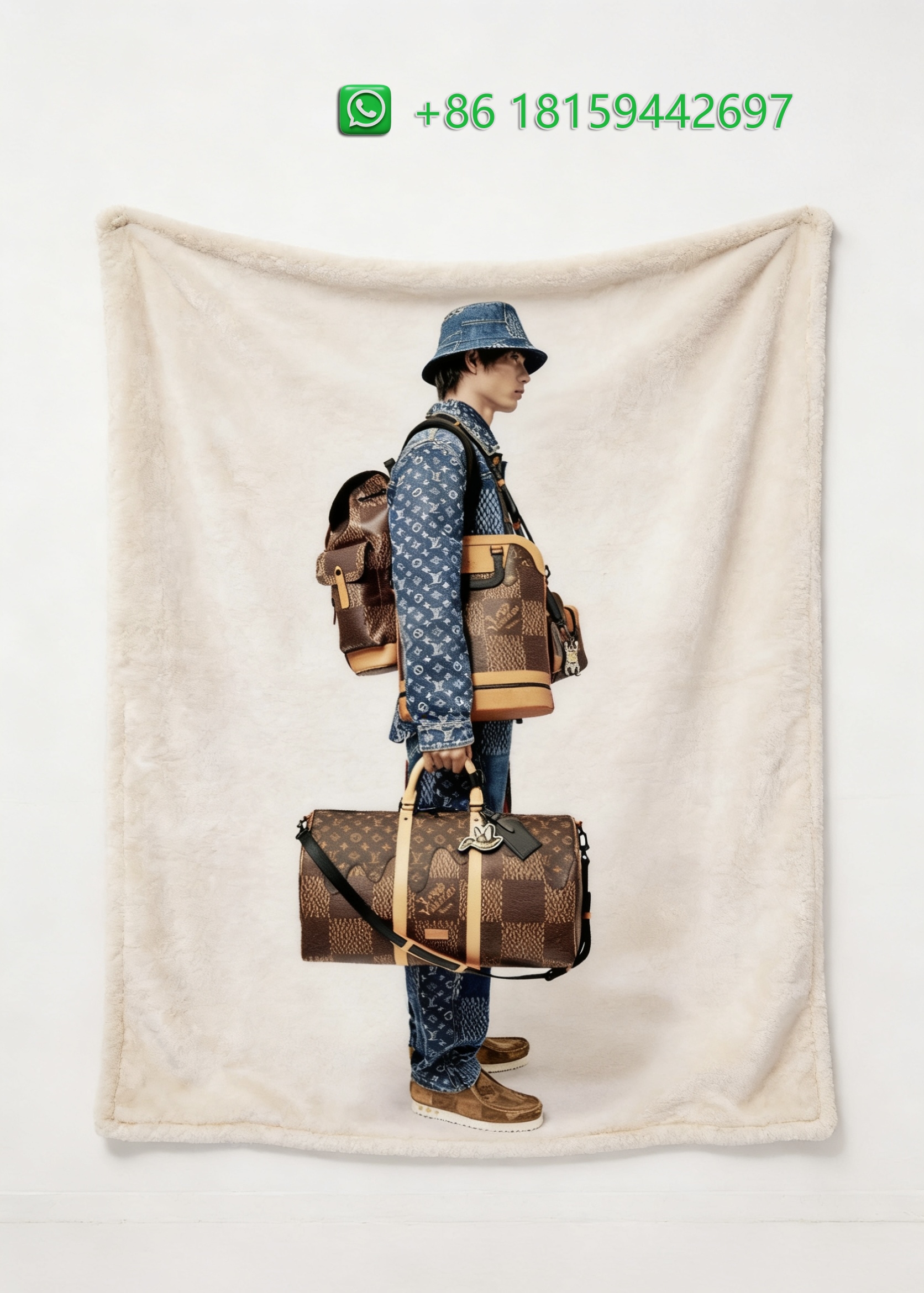 Louis Vuitton Throw Blankets